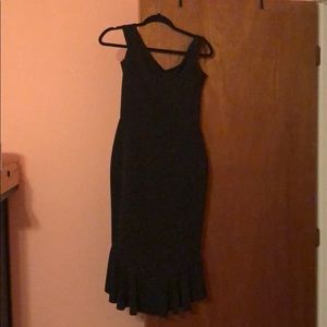 quiz black sparkly dress